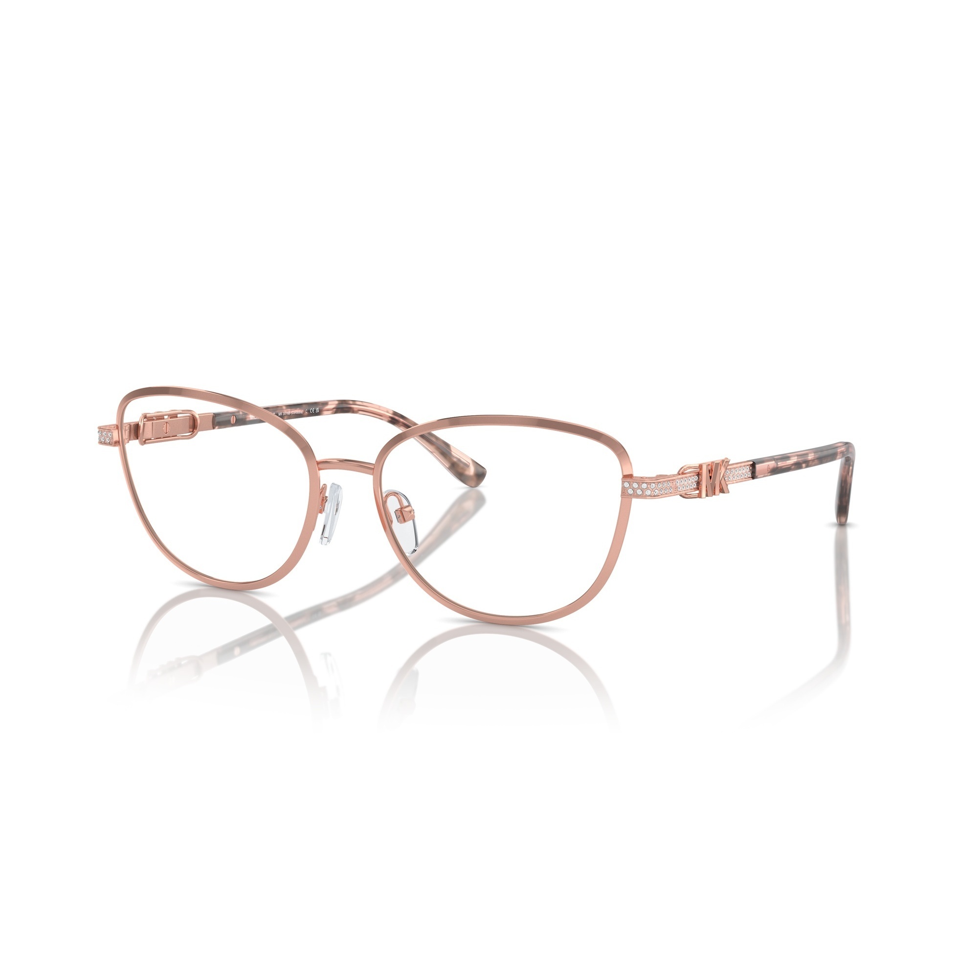 Michael Kors Mk3076b Eyeglasses Gold Acetate/Metal Oval
